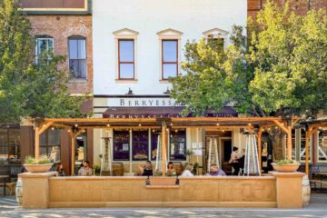 Downtown tasting room of the Berryessa Gap Vineyards, Northern California, California, USA