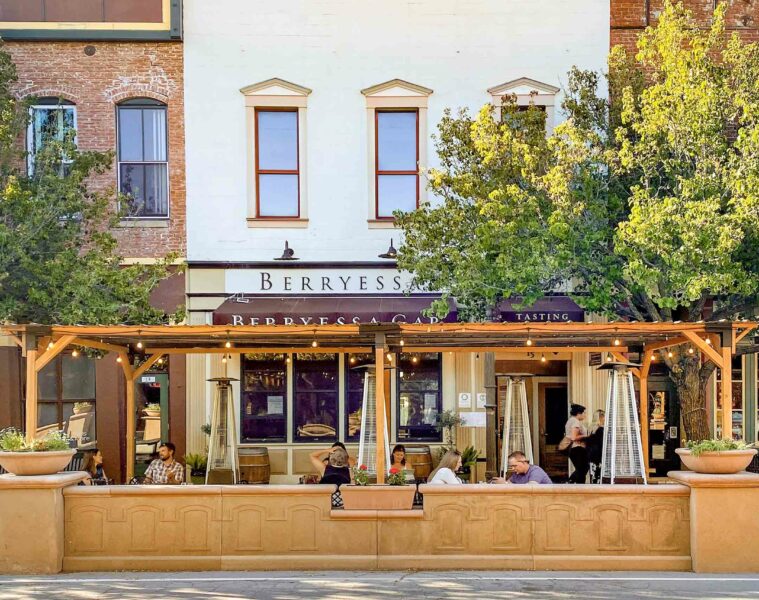 Downtown tasting room of the Berryessa Gap Vineyards, Northern California, California, USA