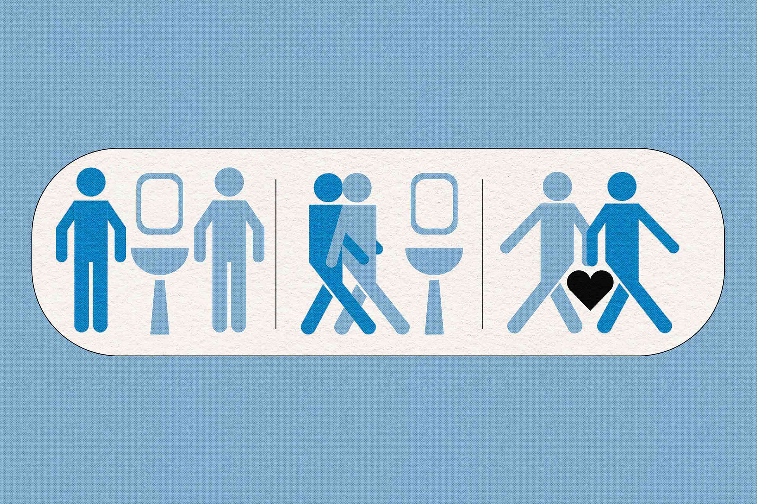 Illustration of passengers on a plane having sex, The Mile High Club