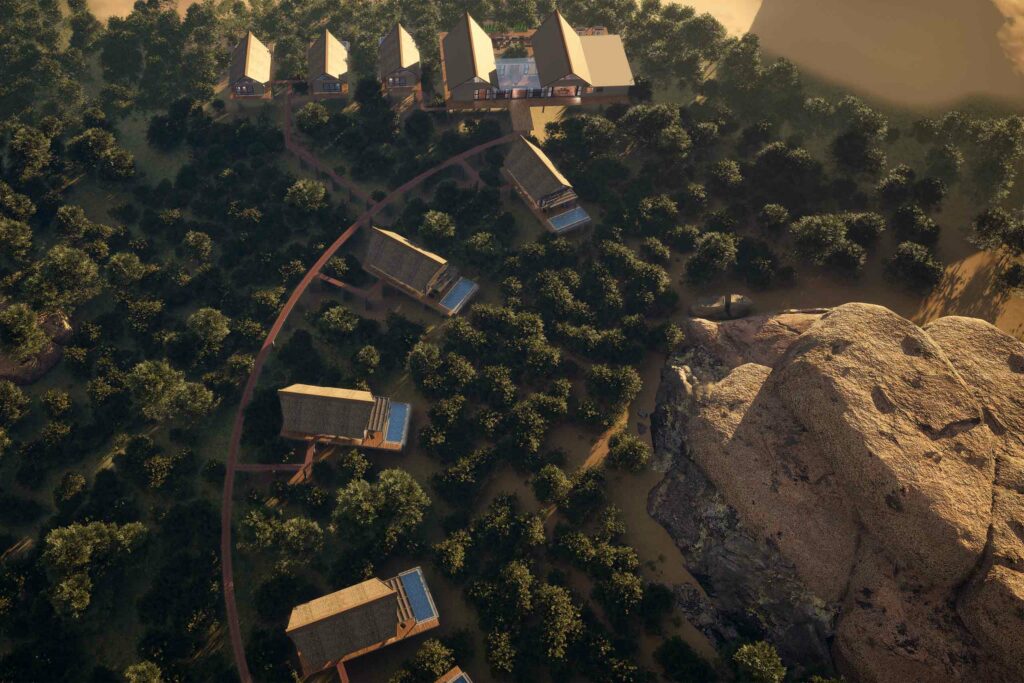 Aerial view of Kotiyagala, Sri Lanka, one of 2024's most exciting new resorts