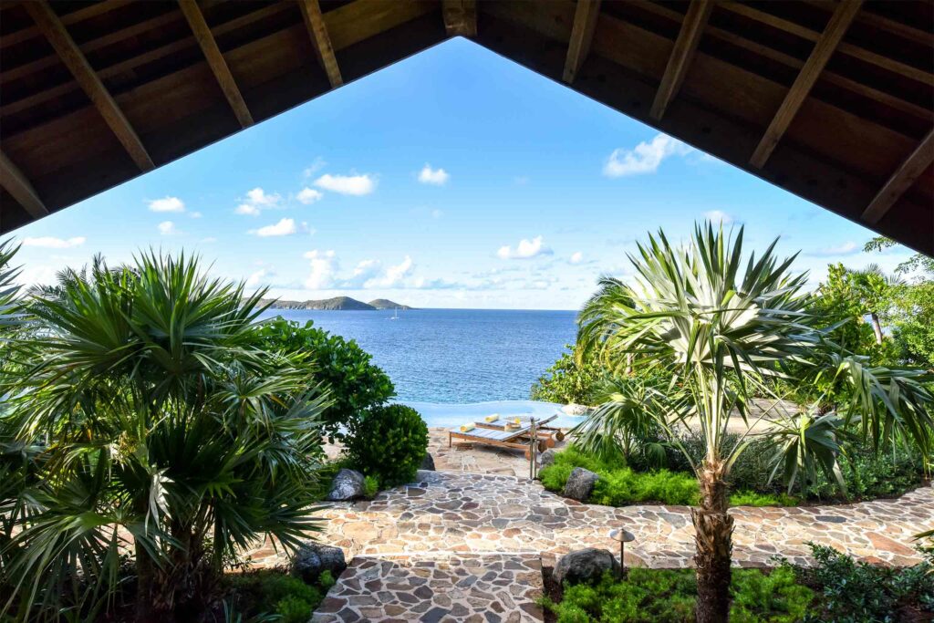 Entrance to Sense Spa, Virgin Gorda, British Virgin Islands