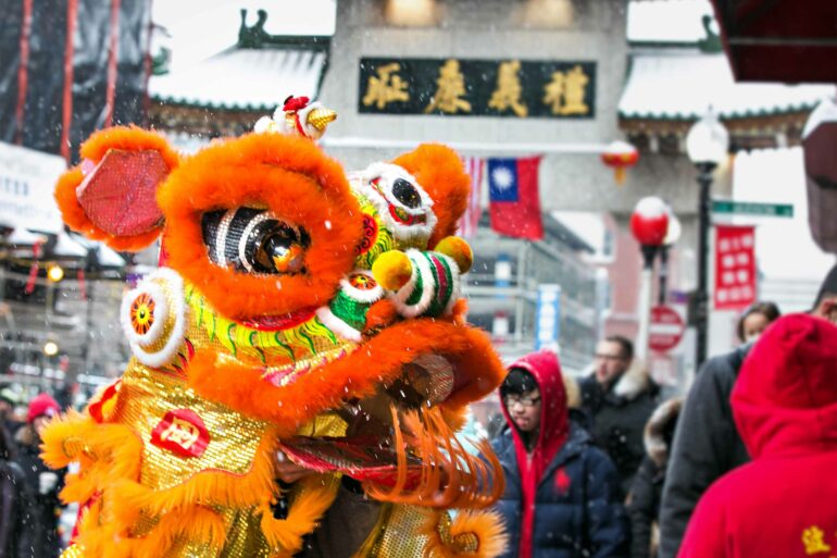 Chinese New Year celebrations in Boston, Massachusetts, USA