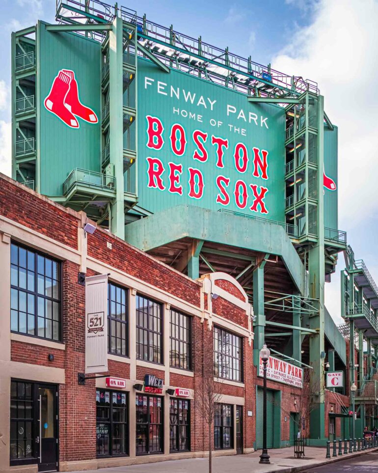 Fenway Park Stadium in Boston, Massachusetts, USA