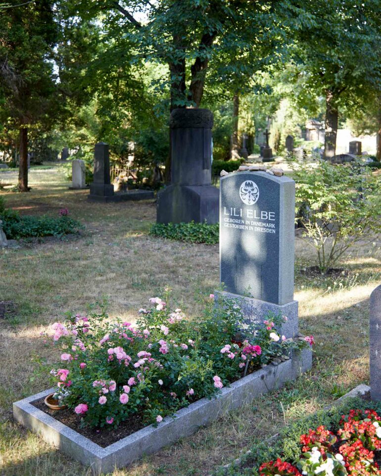 Grave of Lili Elbe in Dresden, Germany