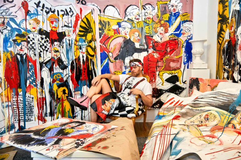 Artist Esteban Valezquez von Wilhelm in Dresden, Germany