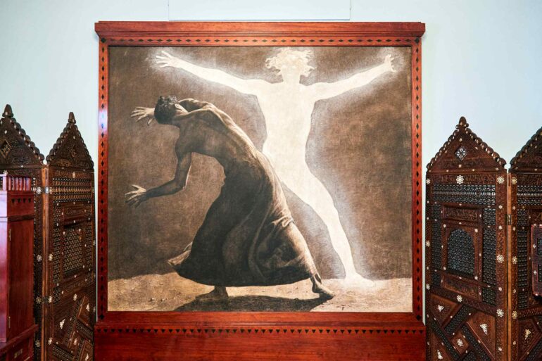 A painting in Dresden, Germany