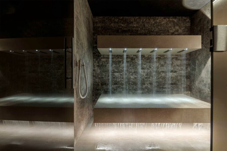 Inside the wellness space at Hotel Arlberg, Lech, Austria