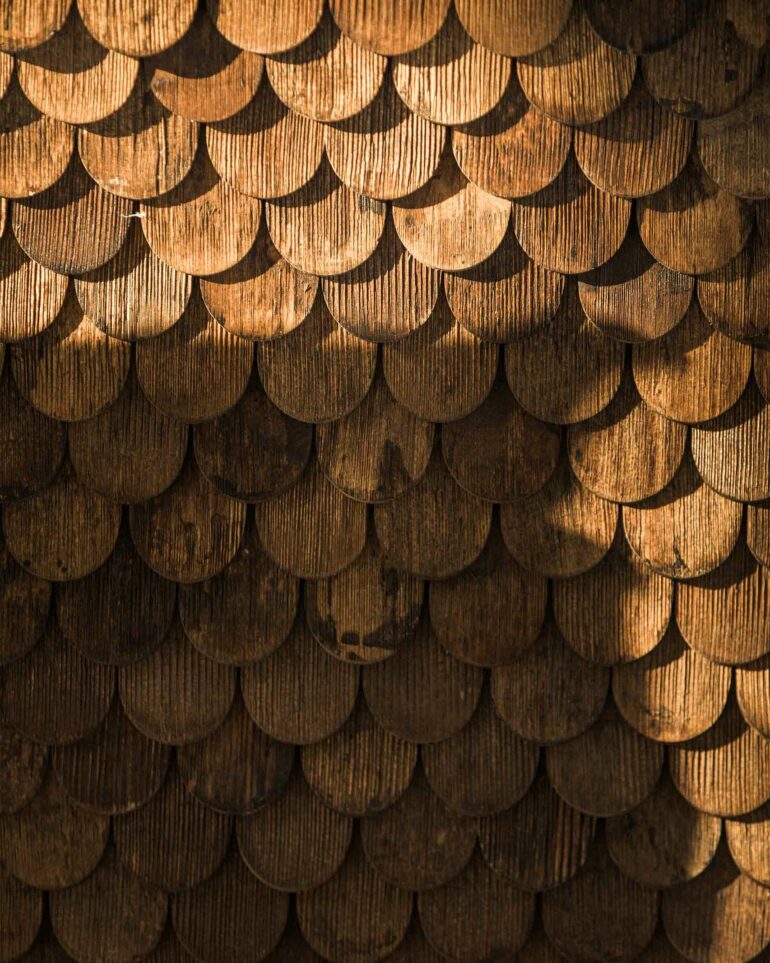 Exterior details of Hotel Arlberg, Lech, Austria