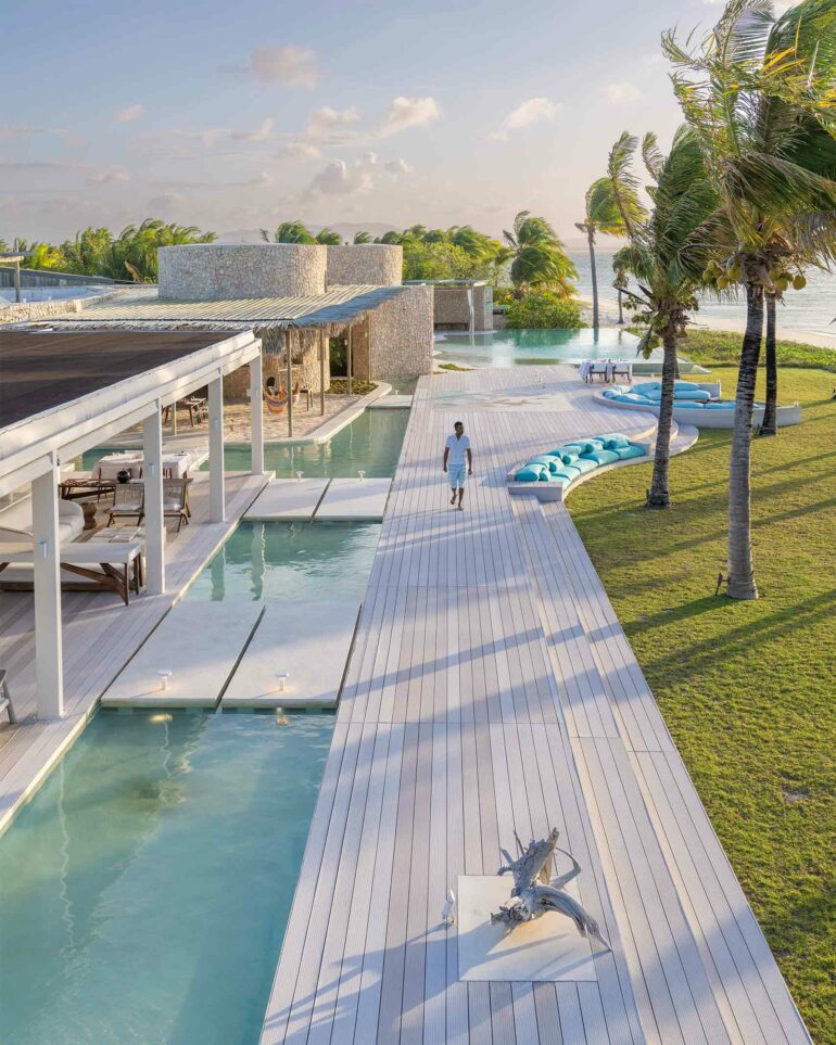 A walkway at Miavana by Time + Tide, Nosy Ankao, Madagascar