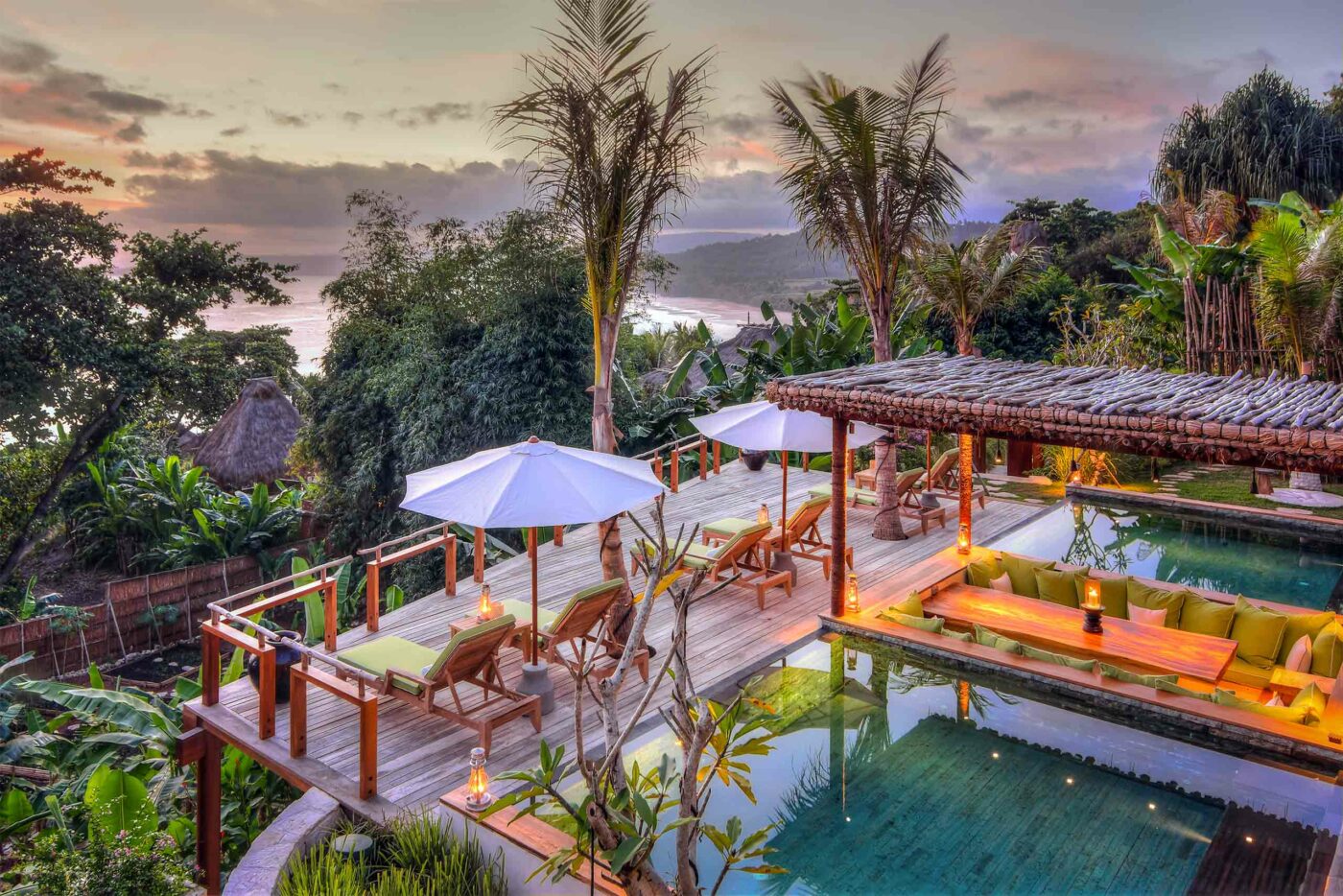 Pool with a view at NIHI Sumba, Sumba, Indonesia