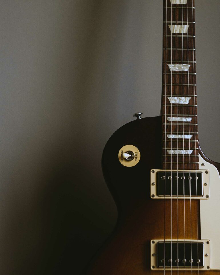 Close-up of a guitar