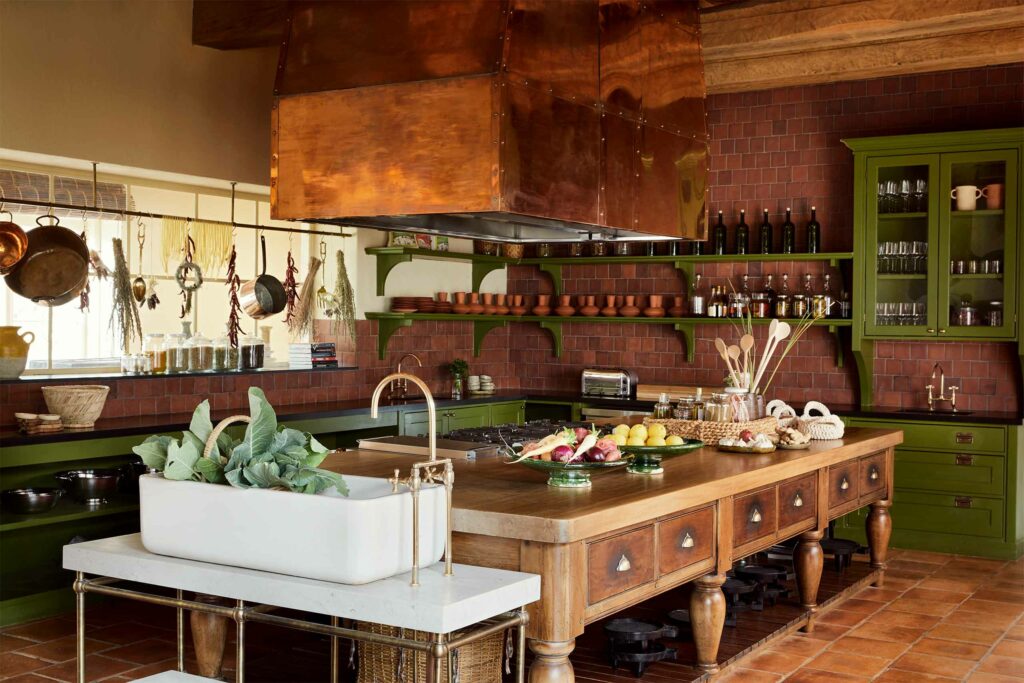 The kitchen at Sterrekopje, Franschhoek, South Africa