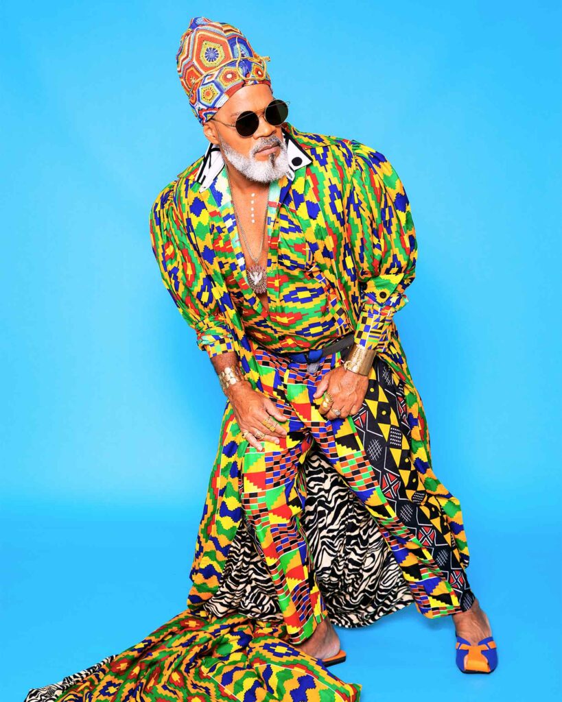 Carlinhos Brown, Brazilian Afrotourism Ambassador, poses for a picture