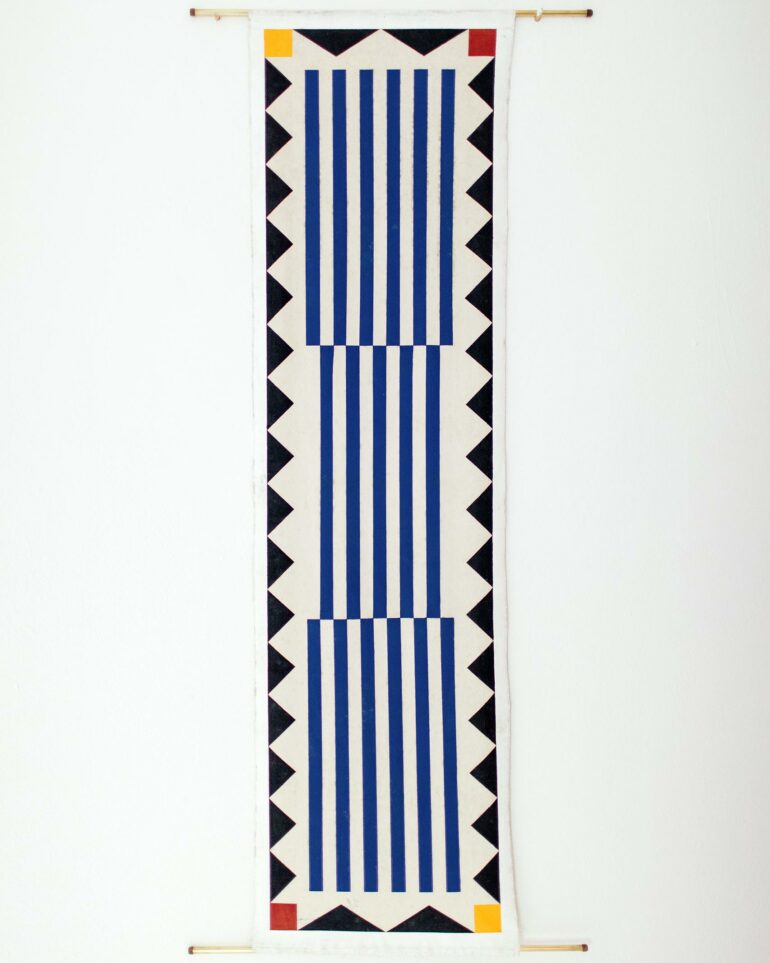 Wall art at Hotel Esencia, Xpu-Ha, Mexico