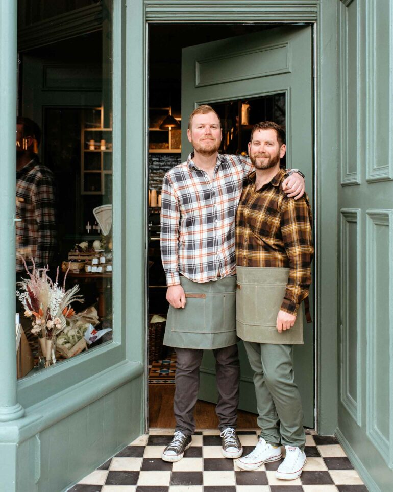 Tim Henshaw and Kit Binnie of The Bear's Larder, Edinburgh, Scotland