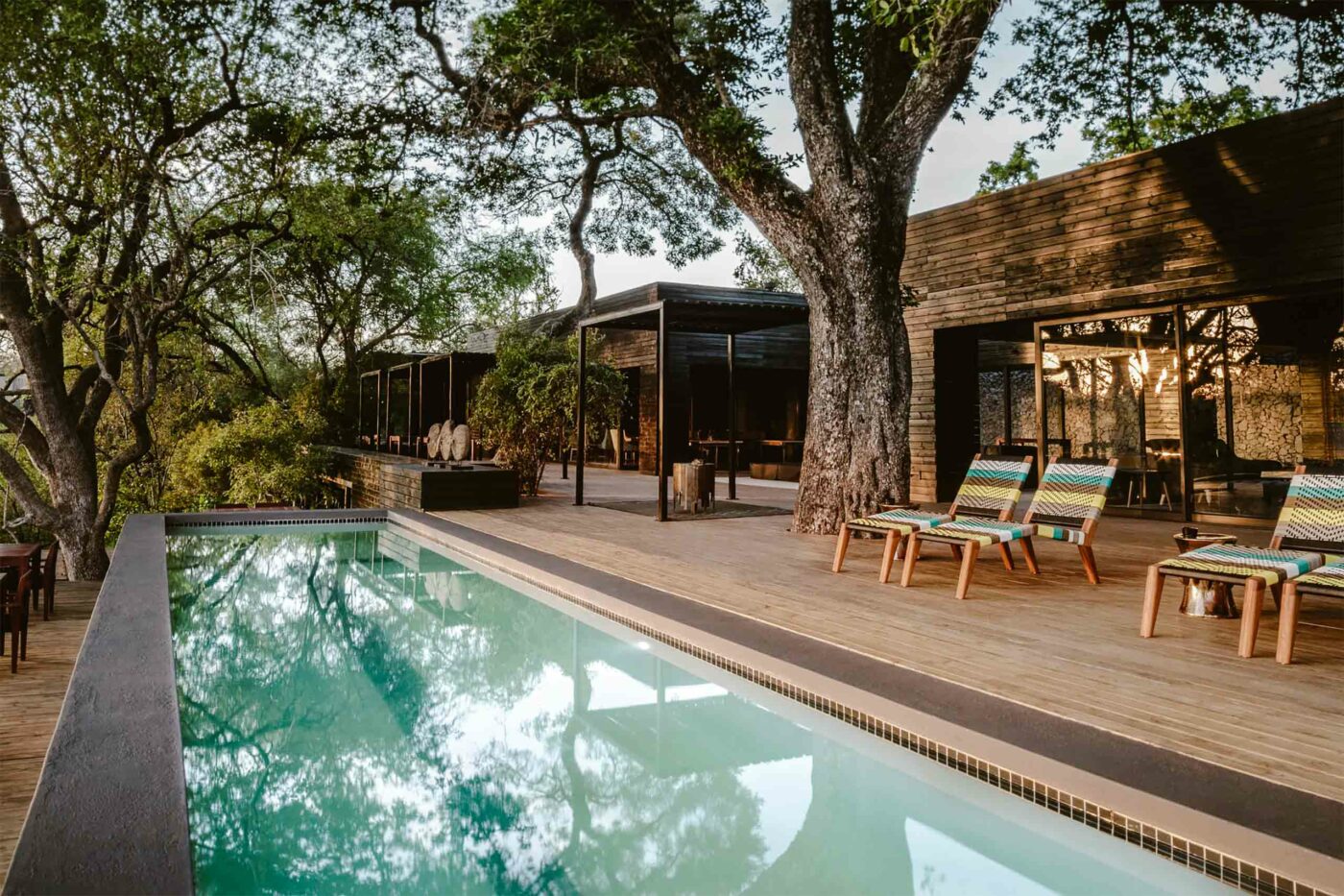 Pool at Silvan Safari Lodge in Kruger National Park, South Africa