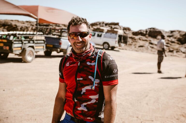 David Ryan poses for a picture in South Africa