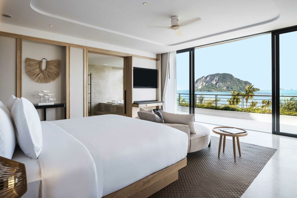 Anantara Koh Yao Yai Penthouse Suite Interior with sprawling views.