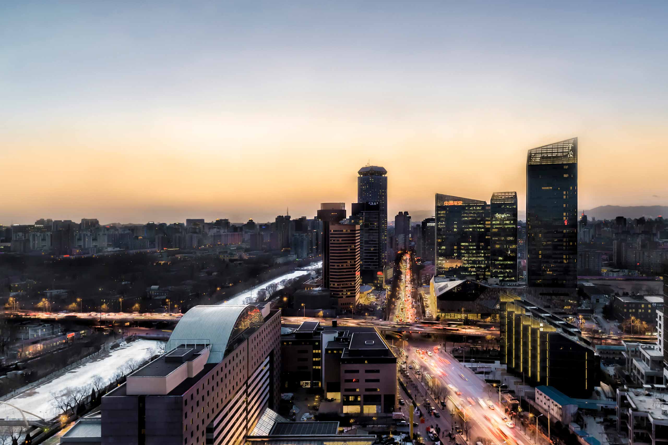 Four Seasons Beijing skyline view