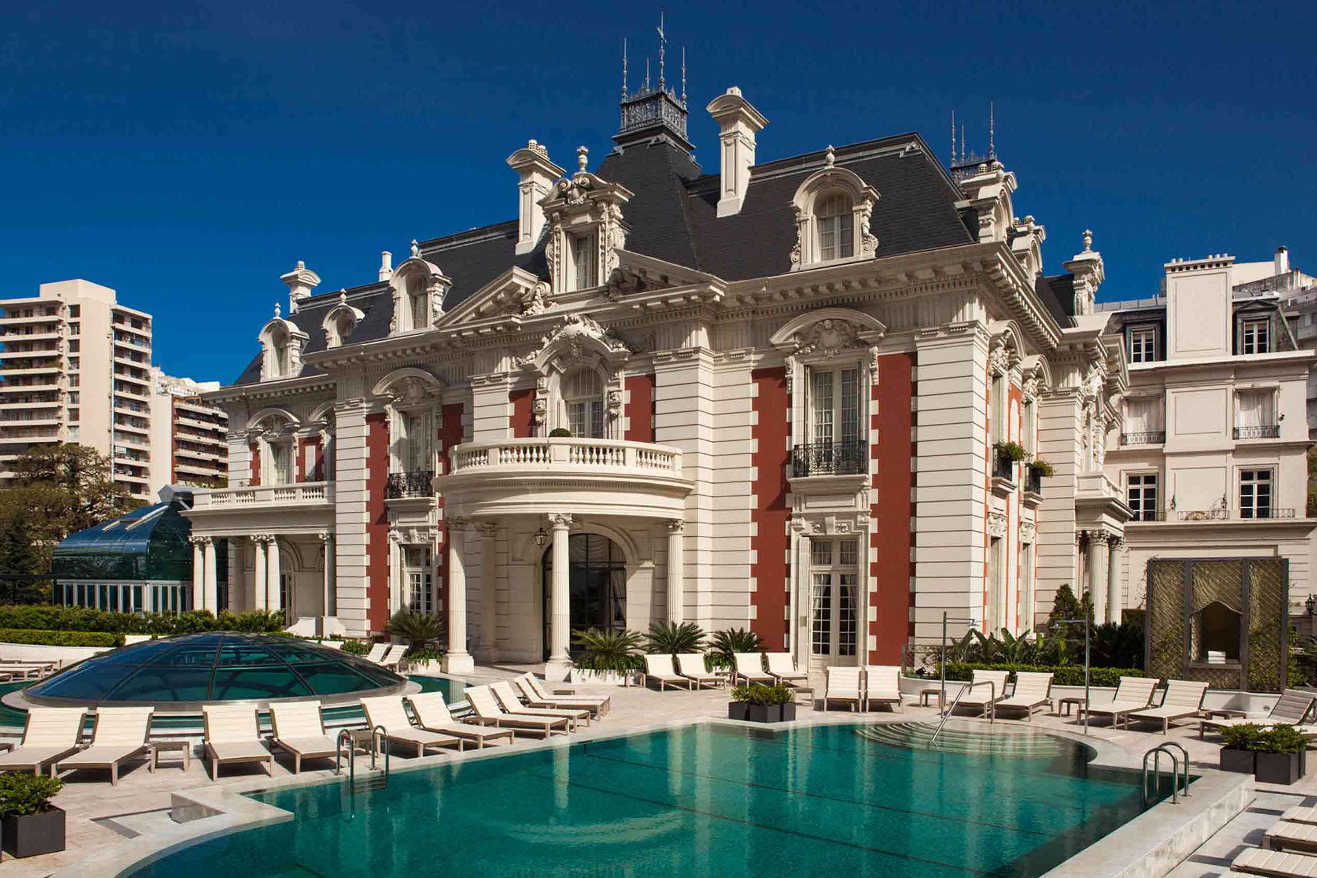 Four Seasons Buenos Aires pool area and heritage wing