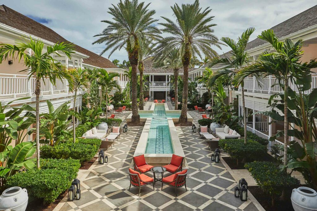 Courtyard at The Ocean Club, a Four Seasons Resort, Bahamas