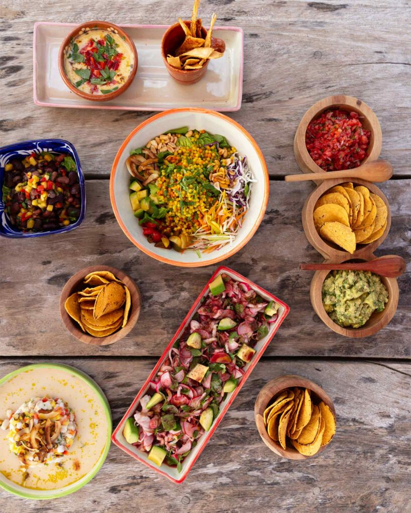 Tapas are served in Costalegre, Jalisco, Mexico