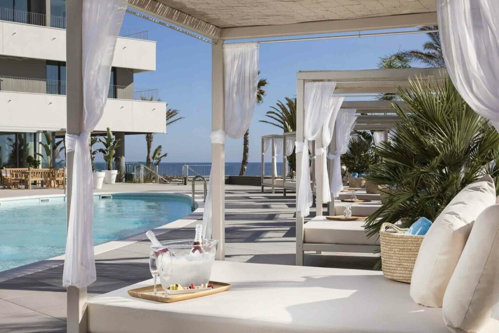 ME Sitges Terramar pool cabanas