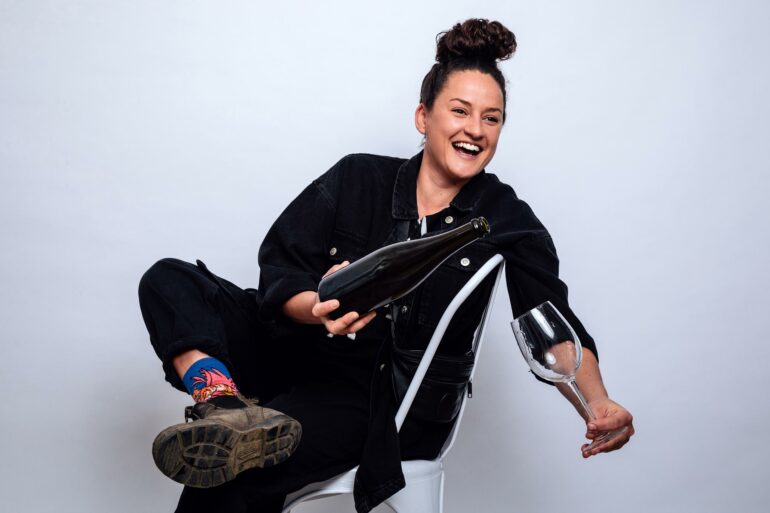 Portrait of winemaker Megan van der Merwe, Cape Town, South Africa