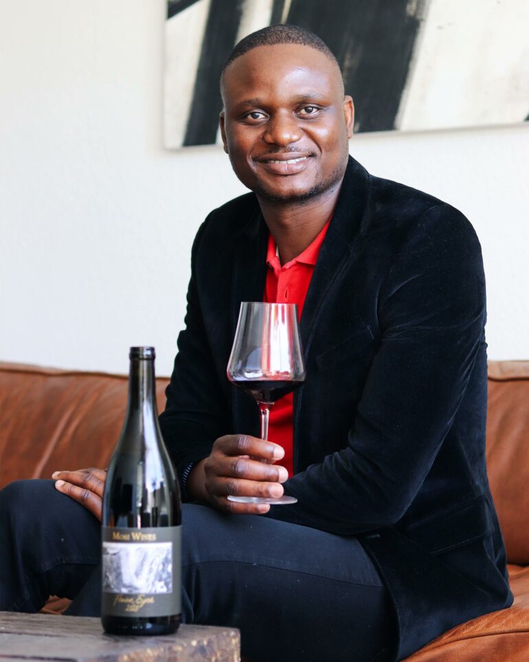 Portrait of sommelier Joseph Dhafana, Cape Town, South Africa