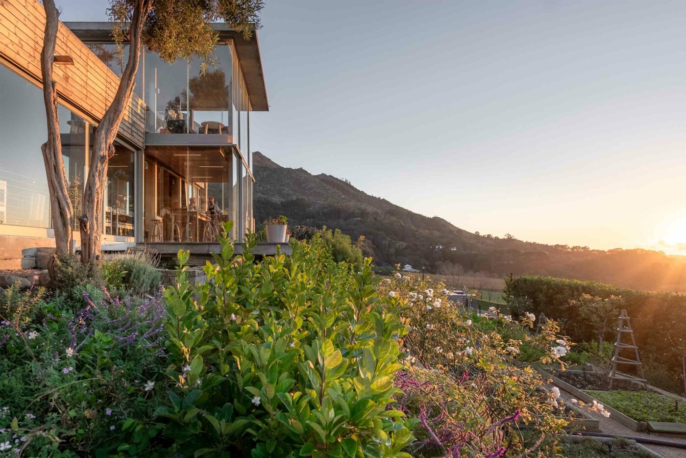 Exterior view of Beau Constantia, Cape Town, South Africa