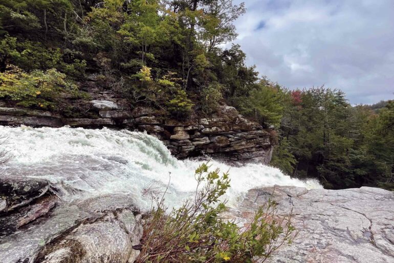 A waterfall in Dutchess County, New York, USA