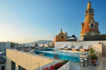 ME Barcelona rooftop pool