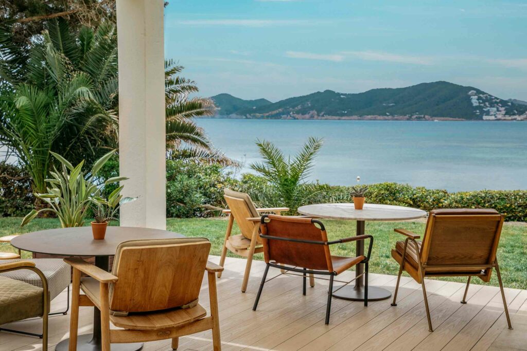 ME Ibiza terrace with view
