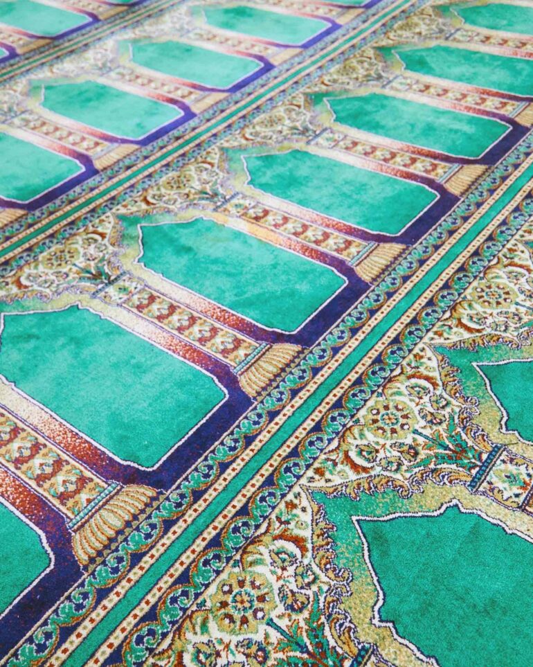 Carpet in a mosque in the Bokaap, Postcards from Cape Town, Cape Town, South Africa