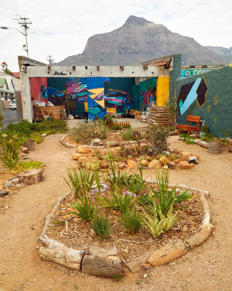 Murals outside a house in the Salt Water District, Postcards from Cape Town, Cape Town, South Africa