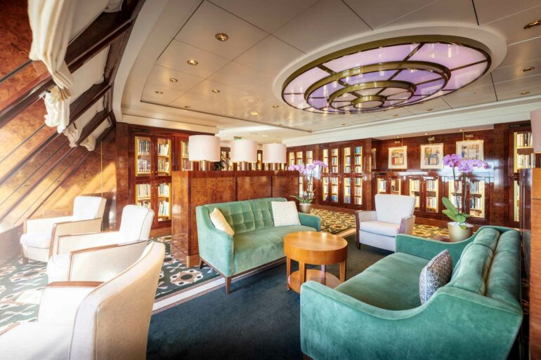 Lounge on a Cunard cruise