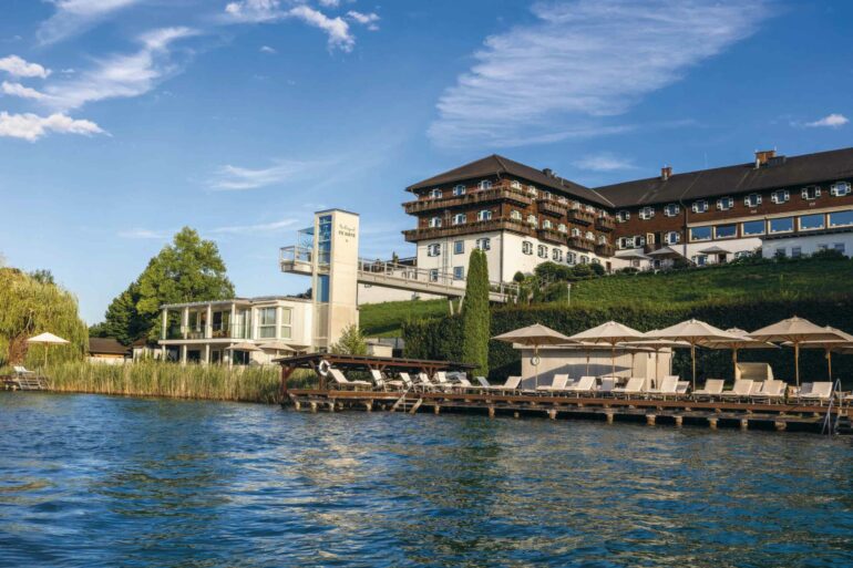 The main building of The Original FX Mayr, Lake Wörthersee, Austria