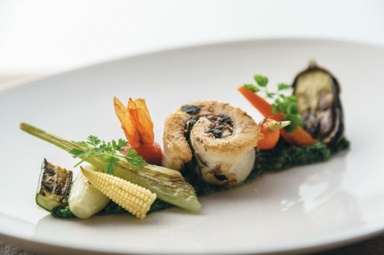 A healthy meal at The Original FX Mayr, Lake Wörthersee, Austria