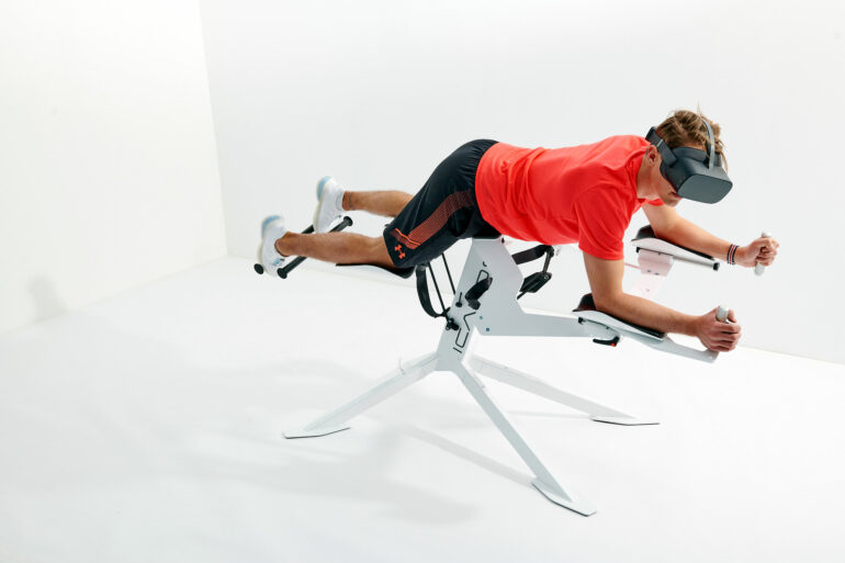 A guest takes part in a new workout therapy at The Original FX Mayr, Lake Wörthersee, Austria