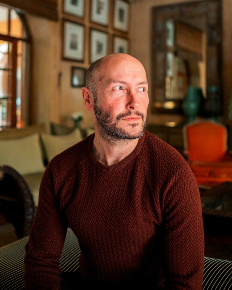 Portrait of Zack Cahill in Marrakech, Morocco