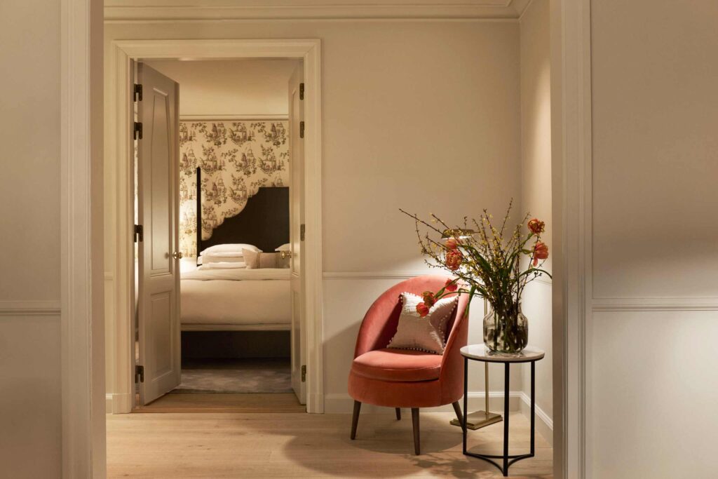 Hotel bedroom in Stockholm