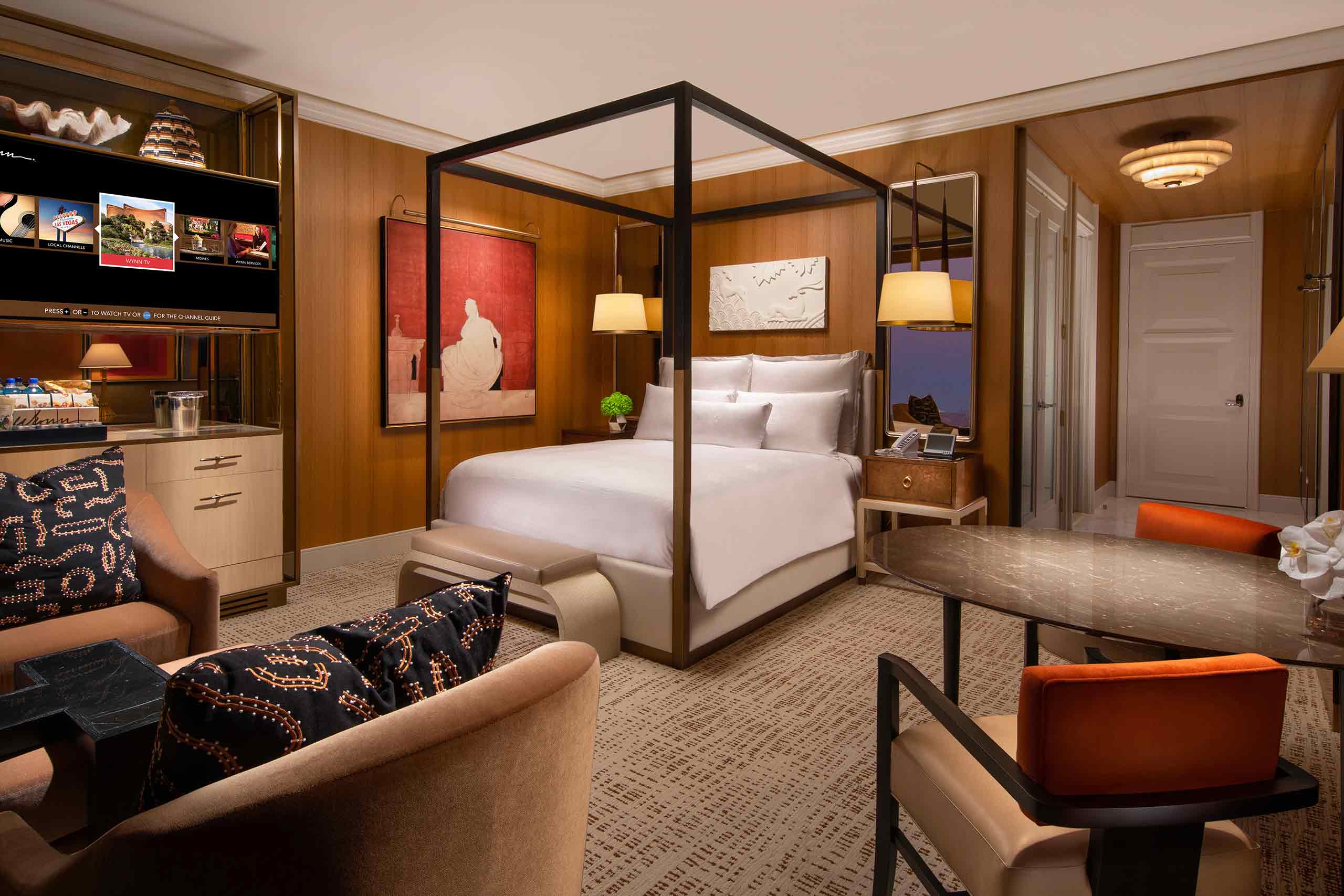 Wynn Las Vegas Tower Suite bedroom