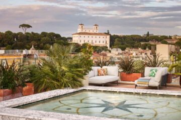 La Terrazza rooftop at Bulgari Hotel Roma, Rome, Italy