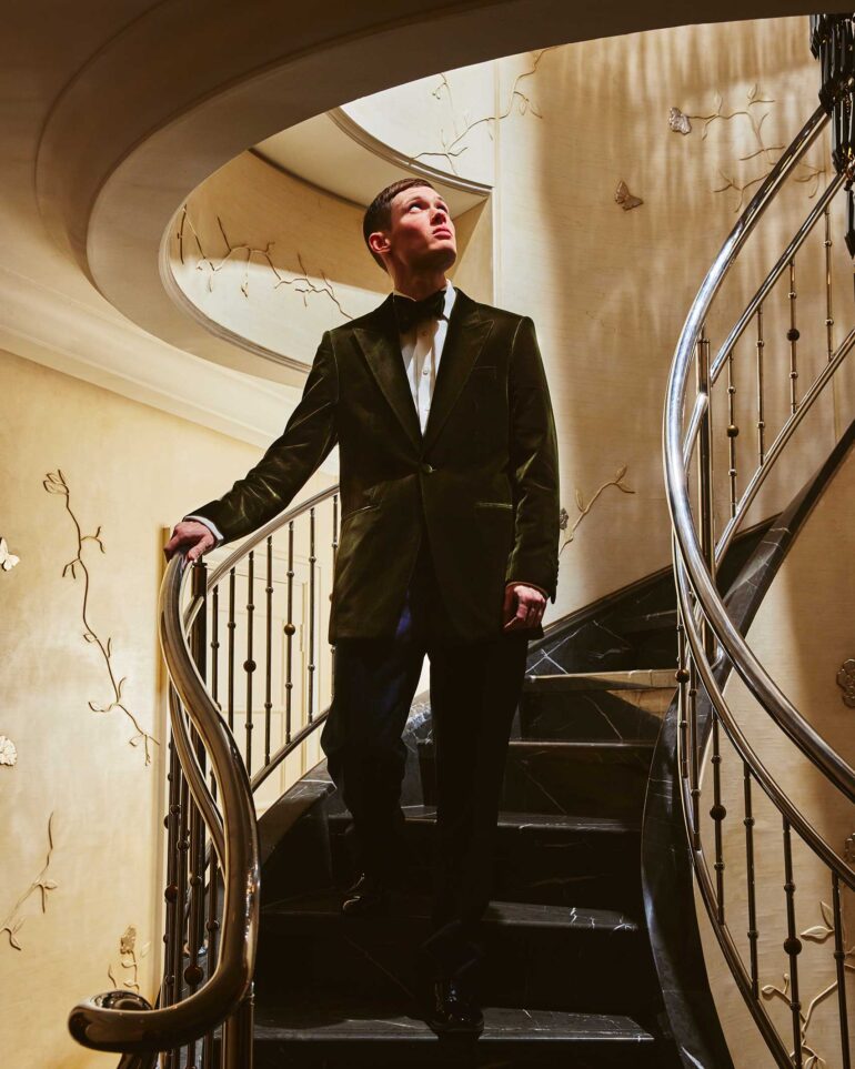 Jill Leflour inside a Suite at The Corinthia Hotel in London, United Kingdom