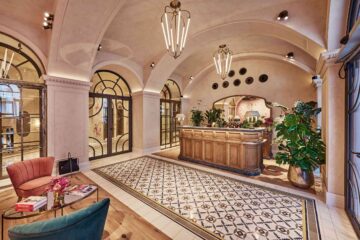 Lobby at Hotel MOTTO, Vienna, Austria