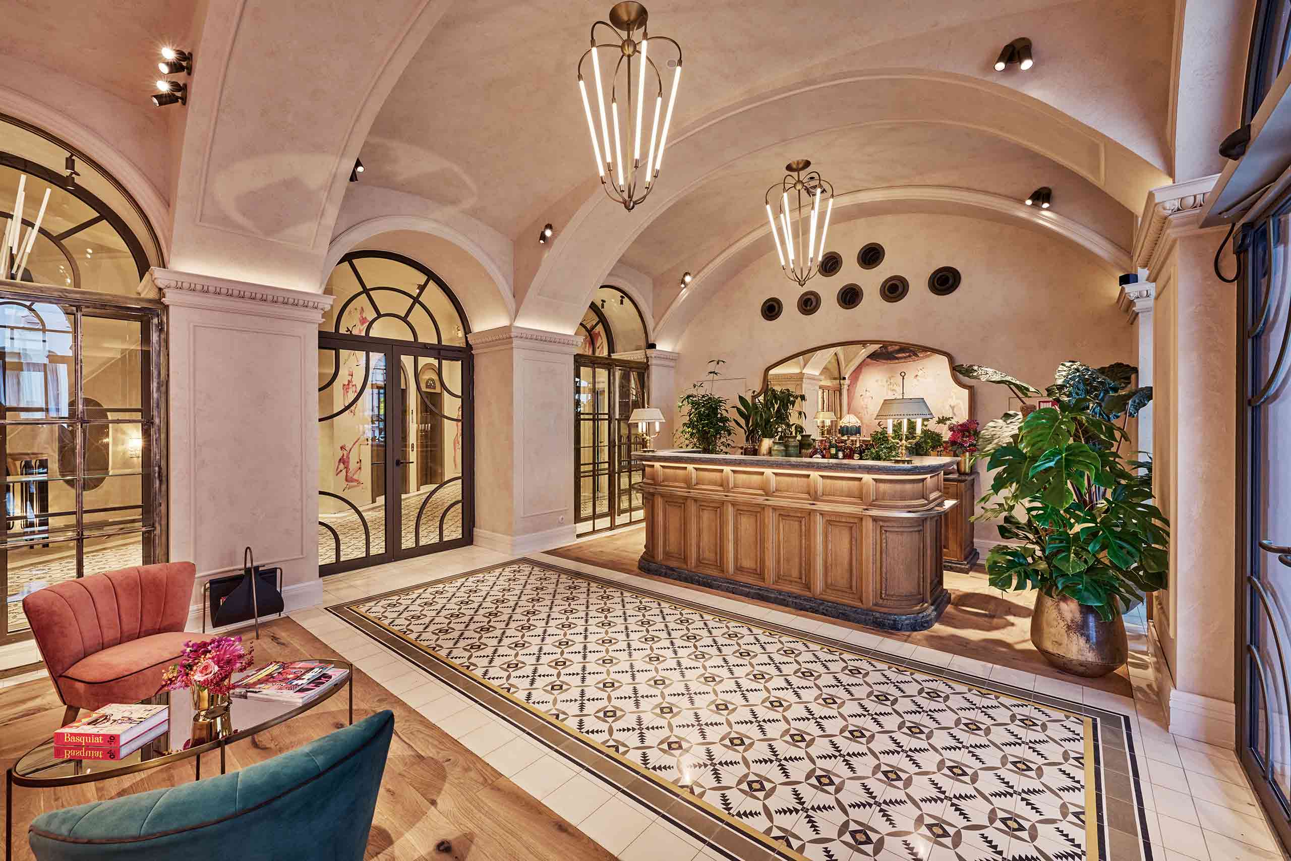 Lobby at Hotel MOTTO, Vienna, Austria