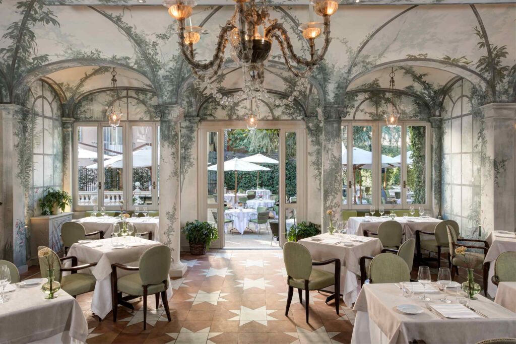 Le Jardin restaurant, Rome, Italy