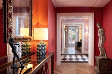 Interiors of the Nijinski Suite at Hotel de Russie, a Rocco Forte Hotel, Rome, Italy