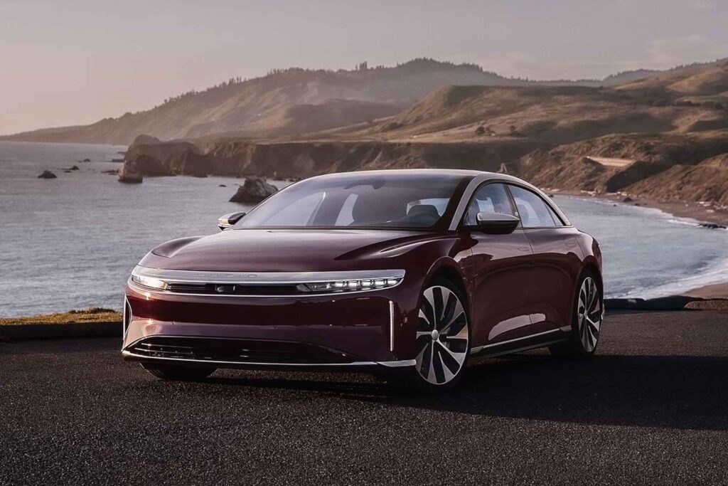 Lucid electric cars touring New England, new at Four Seasons Boston