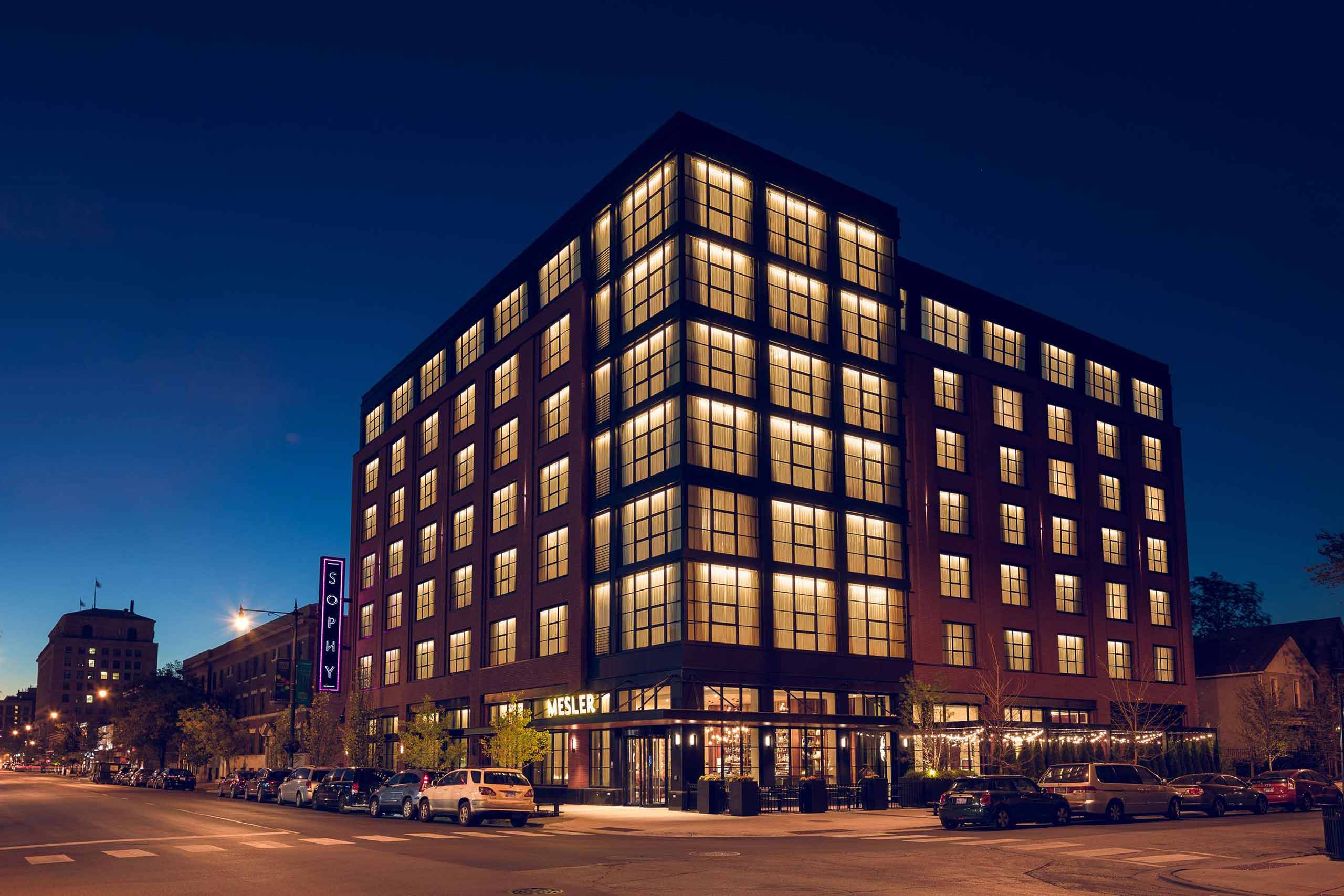 Exterior view of Sophy Hyde Park, Chicago, Illinois, USA
